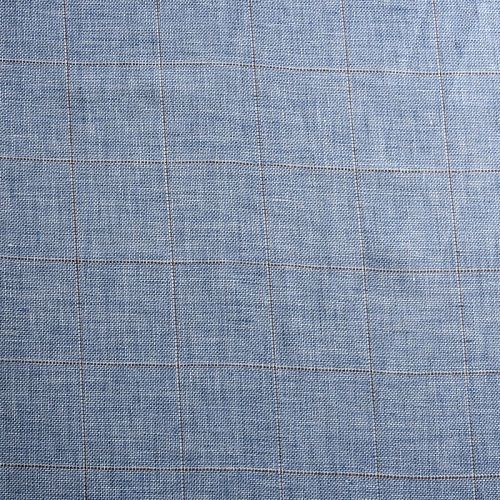 Лен натуральный 035-11749 голубой деним
