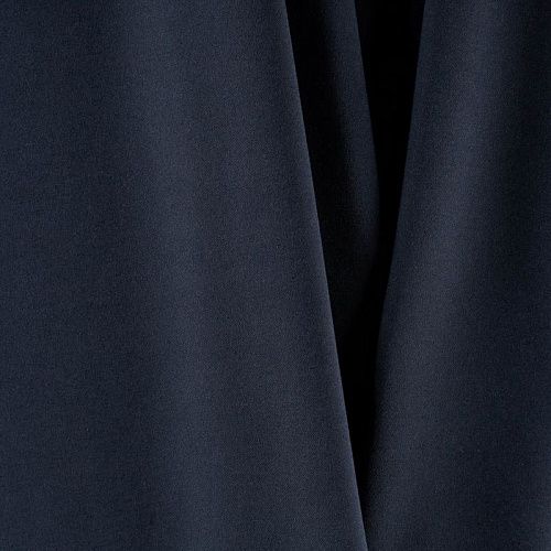 Ткань костюмно-плательная стрейч К33-117 темно-синий однотонный