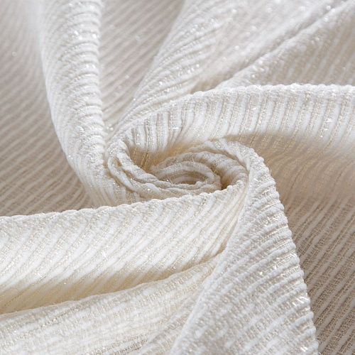 Твид шанель 052-15602 белый однотонный