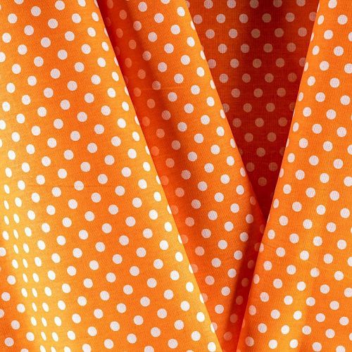 Бязь 007-00640 оранжевый принтованный