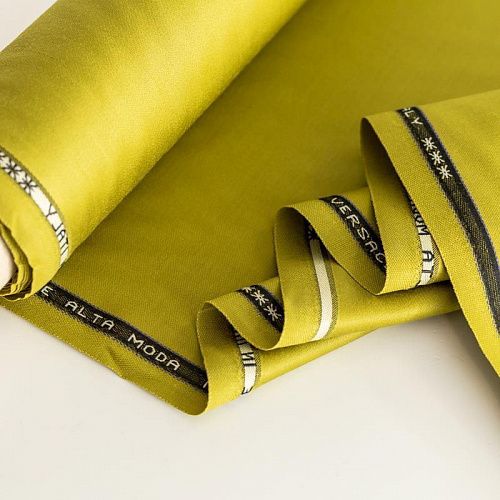 Ткань костюмная К36-141 лаймовый однотонный