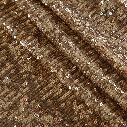 Пайетки на сетке 055-16396 золотистый