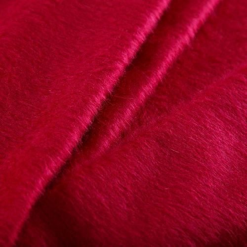 Альпака пальтовая Etro 040-19075 красно-малиновый однотонный