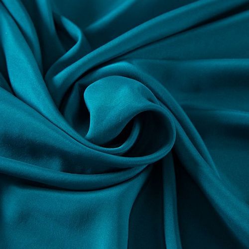 Шелк натуральный 064-20234 темно-бирюзовый