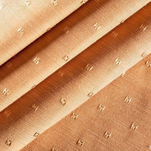 Ткань портьерная жаккард 02-02-03985 оранжевый коралл