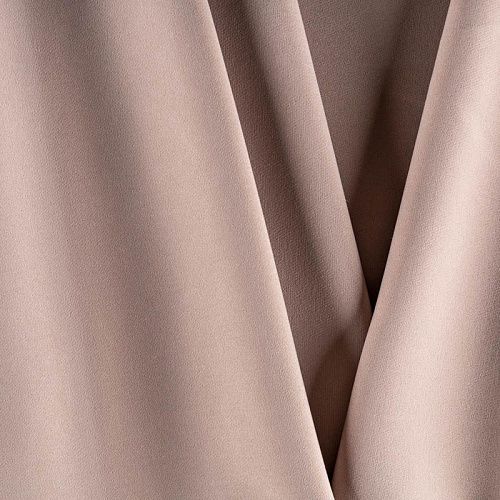 Креп К33-373 пепельно-бежевый однотонный