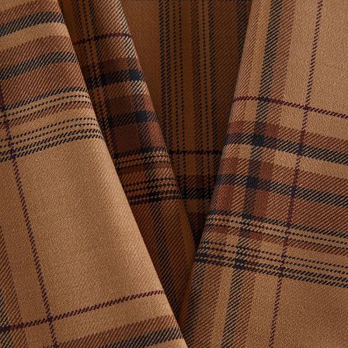 Ткань костюмная 025-12450 корица принтованный