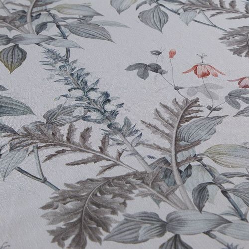 Ткань портьерная H-280 см 19-02-15868 молочный принтованный