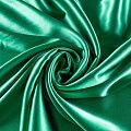 Шелк натуральный К15-1064 изумрудно-зеленый однотонный