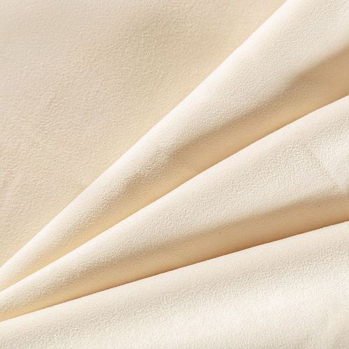 Замша портьерная 13-02-05268 ванильный однотонный