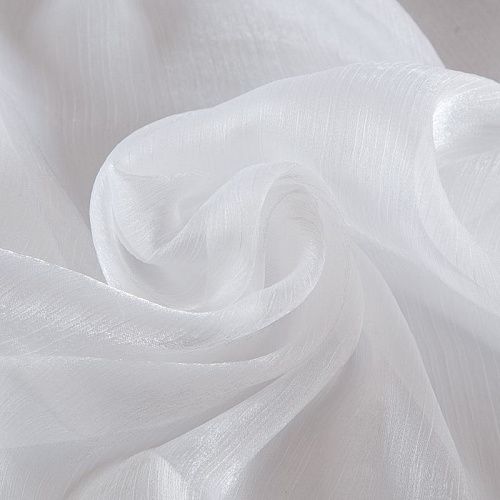 Органза 039-18809 белый однотонный