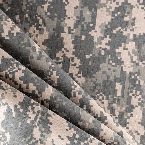 Коттон камуфлированный К37-003 бежевый принтованный