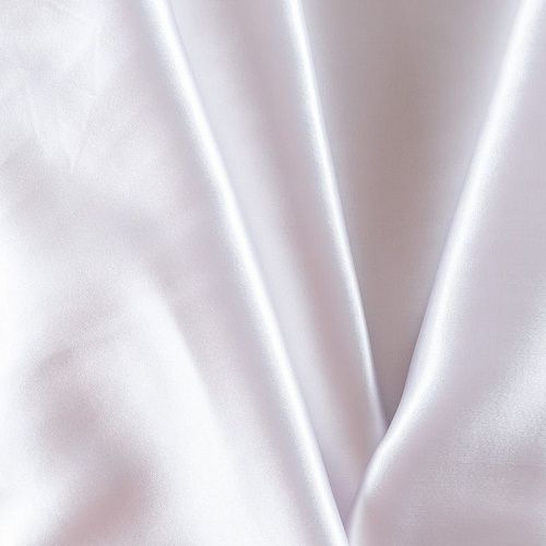 Сатин стрейч 001-09747 белоснежный однотонный