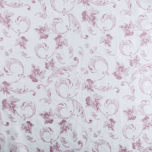 Тюль 529-01-77 белый принтованный