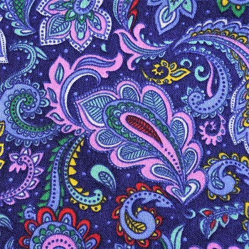 Фланель 060-11026 сине-фиолетовый принтованный