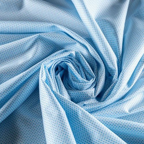 Хлопок К29-091 белый принтованный