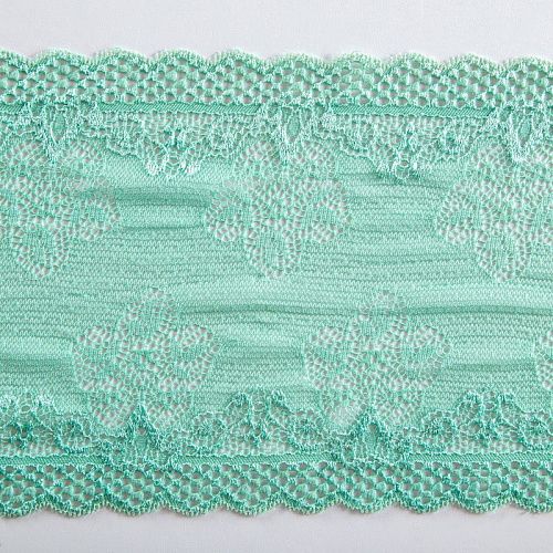 Кружево эластичное 170 мм Ф01-0080 мятный