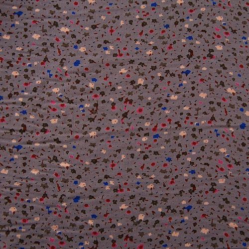 Штапель 069-13563 какао принтованный