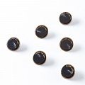 Пуговица на ножке 23 мм металл 494794 бронза/черный