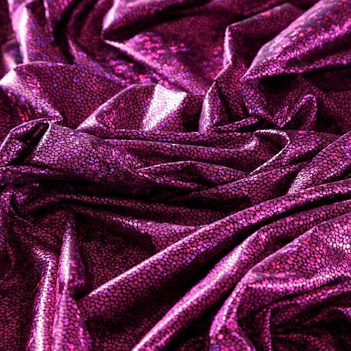 Трикотаж лазер 034-09241 фиолетовая фуксия