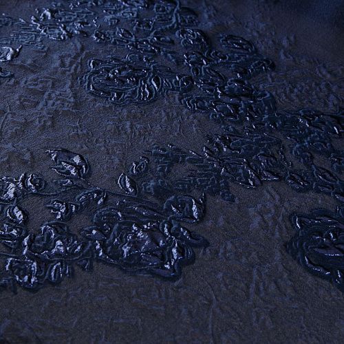 Органза с 3D узором Blumarine 039-19135 сапфировый