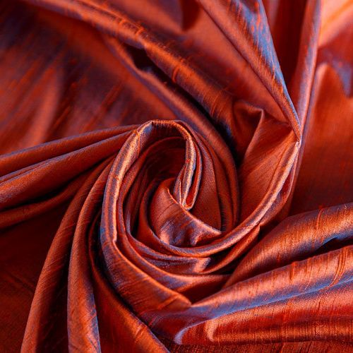 Дикий шелк 016-04760 красно-оранжевый хамелеон