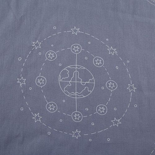 Бязь 007-13514 серый принтованный