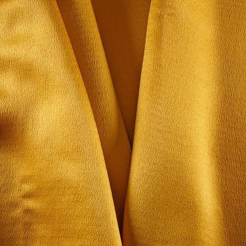 Креп-атлас 026-12419 золотой шафран однотонный