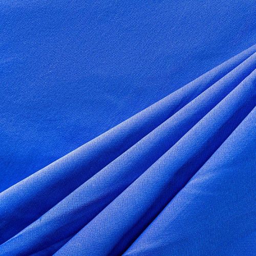 Шелк-тафта К25-837 васильковый однотонный