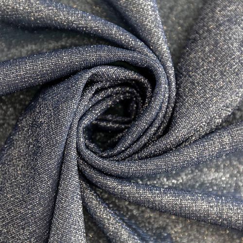 Трикотаж с напылением К33-972 графитовый однотонный