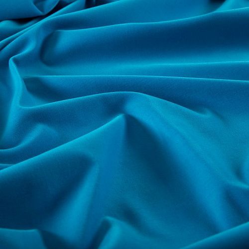 Бархат хлопковый стрейч 002-20535 бирюзово-голубой
