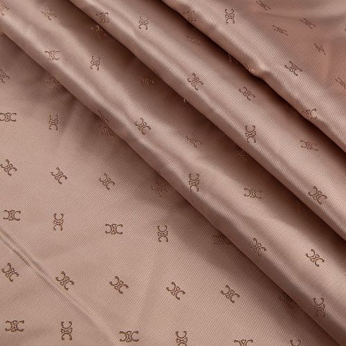 Ткань подкладочная 045-20859 бежевый жаккардовый