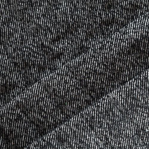 Ткань курточная 2-х сторонняя 033-05748 твид/черный