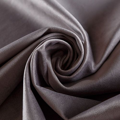 Ткань мебельная микровелюр 09-02-08947 серый камень однотонный