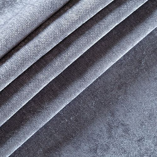 Ткань портьерная шенилл h-300 см 21-02-00795 серый однотонный