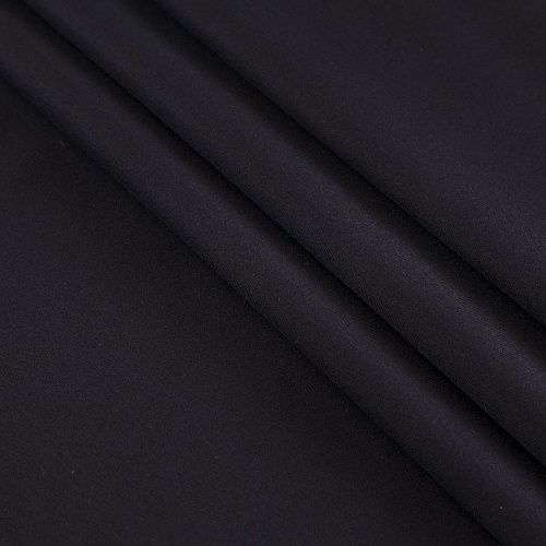 Трикотаж 056-17117 черный однотонный