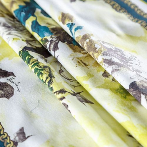 Платок хлопковый 70х70 см 510739 белый принтованный