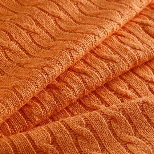 Трикотаж вязаный 056-16671 апельсиновый
