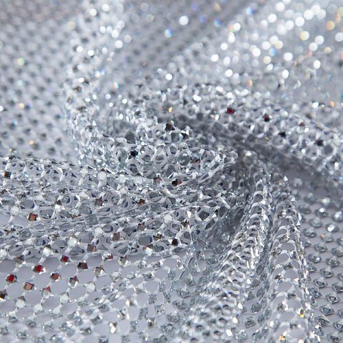 Сетка со стразами Swarovski 050-19856 белый