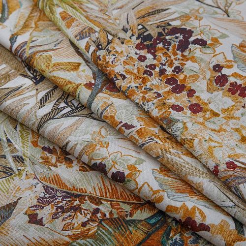 Лен натуральный Salvatore Ferragamo 035-16967 светло-серый мультиколор