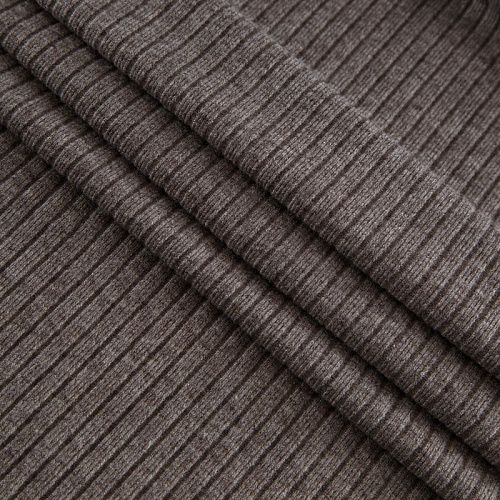 Трикотаж-лапша 056-15616 песочно-коричневый однотонный