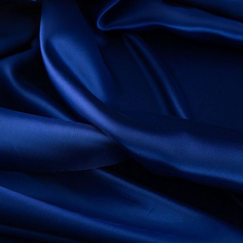 Ткань подкладочная 045-12897 темно-синий однотонный