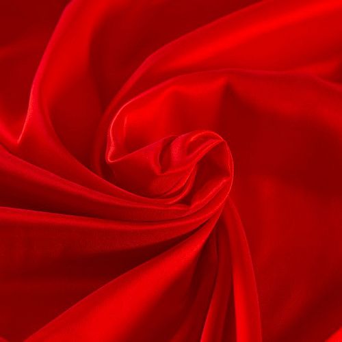 Ткань подкладочная стрейч 045-20124 красный однотонный