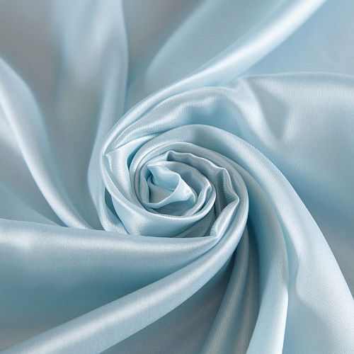 Ткань подкладочная 045-17178 ментолово-голубой однотонный