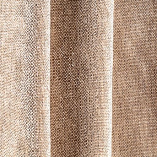 Ткань портьерная шенилл h-300 см 21-02-00075 песочный однотонный