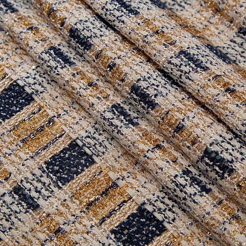 Твид Gucci 052-19608 черный/бежевый