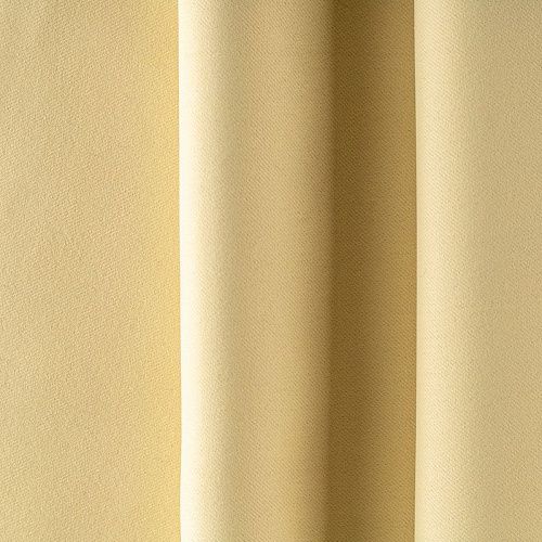 Ткань портьерная блэкаут h-280 см 10-02-00309 прозрачный желтый однотонный