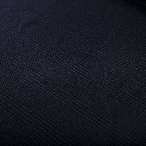 Трикотаж 056-14617 темно-синий принтованный