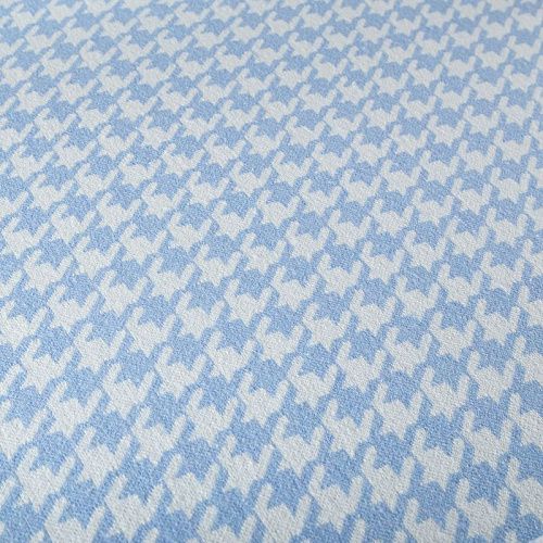 Трикотаж шерстяной вязаный 056-19824 бело-голубой