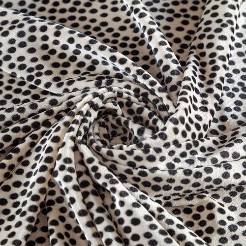 Бархат 002-04283 молочный принтованный